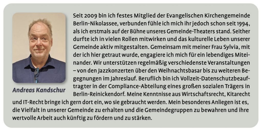 Vorstellung GKR-Kandidat Andreas Kandschur