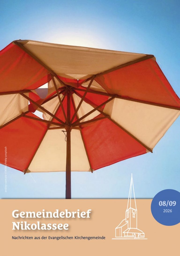 Gemeindebrief Nikolassee August & September 2026