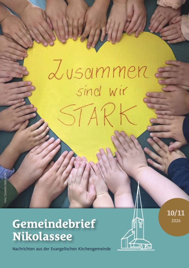 Gemeindebrief Nikolassee Oktober & November 2026