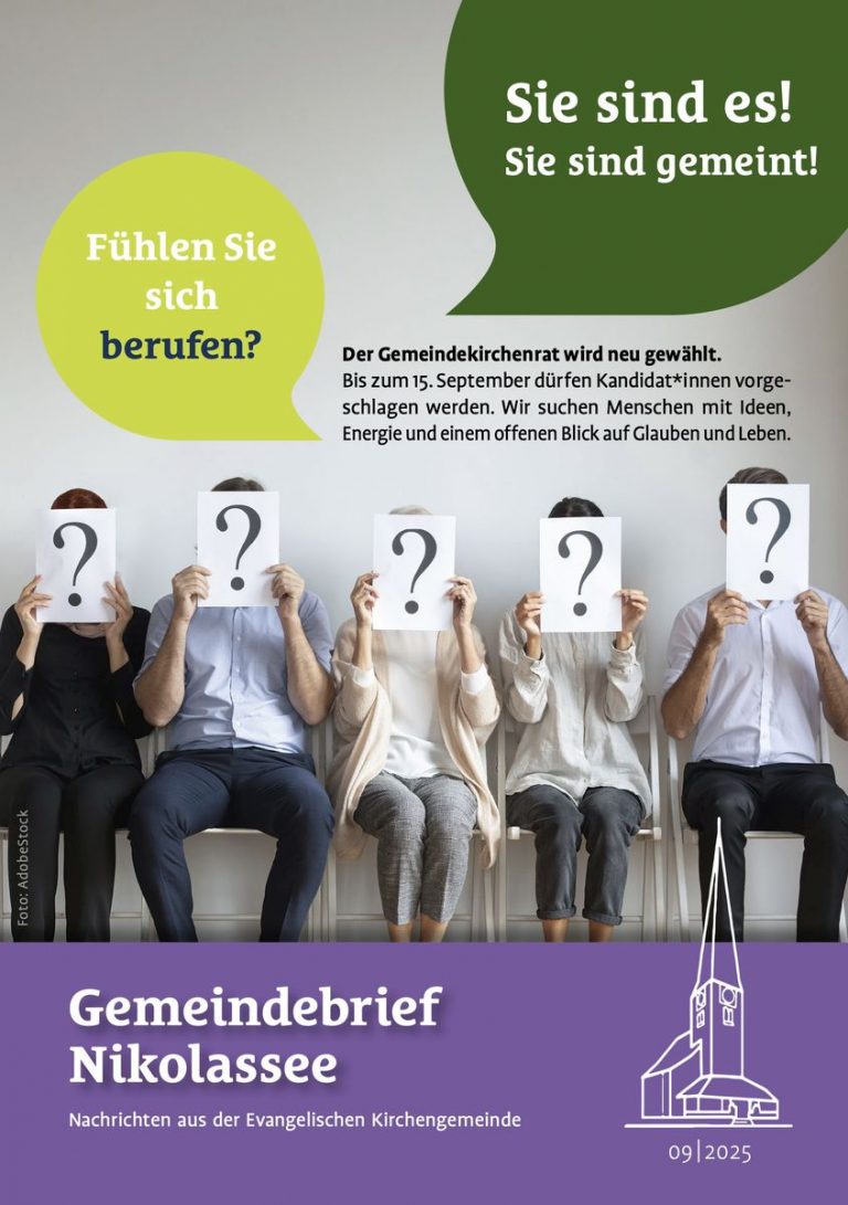Gemeindebrief Nikolassee September 2025